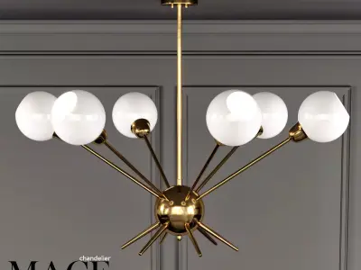 Mace Chandelier 3D model purchase