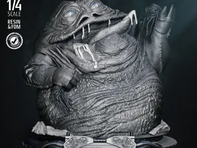 STAR WARS Jabba Bust Tested for 3D printing 3D print model