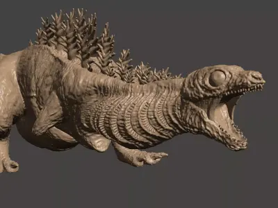 KAMATA KUN SHIN GODZILLA 2nd Form Kaiju - Ultra Detailed 3D STL 3D print model