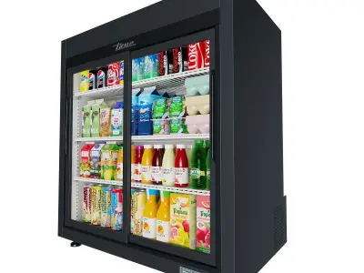 True  Countertop Refrigerator 3D model