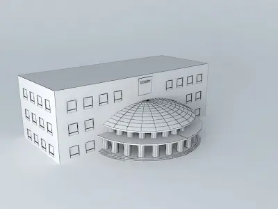 PARK PLACE HOTEL BUILDING FOR MONOLOPY 3D model