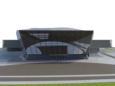 Baku Congress Hall 3D model