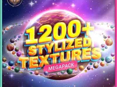 1200 Stylized Textures - Megapack Texture