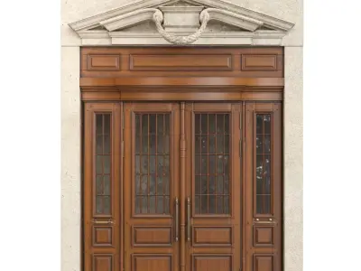Entrance classic door 69 3D model