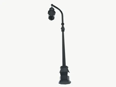 Light Pole Low-poly 3D model purchase