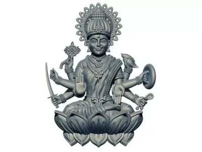 Laxmi Ji 3D Model - 1 3D print model