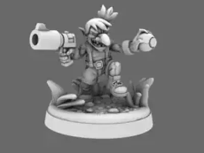Space Orcs Musty-K-Zoomie Beast Tamer 3D print model