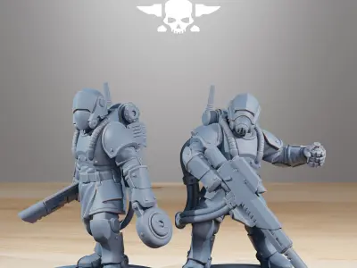RoyalGuard Commandos 3D print model