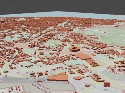 Lisboa Portugal CITY BUILDINGS 3D model