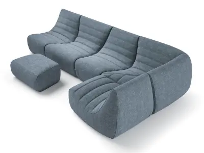 Saparella Sectional Sofa 3D model
