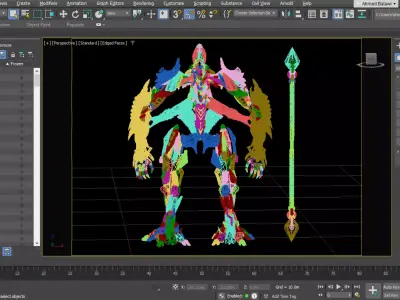 Transformers The Fallen High Quality Model  3D model