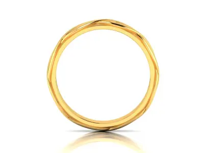 Solitaire Wedding Engagement Band Ring 3D print model