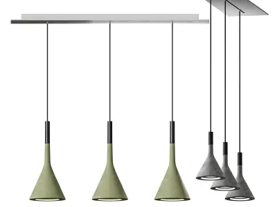 Aplomb Concrete Pendant Light 3D model