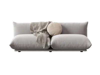 Marenco 2 Seater Sofa without Armrests 3D model