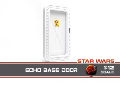 Echo base Door 1-12 scale Blackseries 3D print model