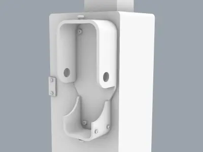 Storage Cabinet Set Low-poly 3D model