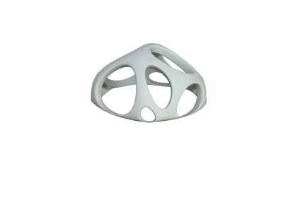 SciFi Cube Object No 47373 Low Poly Shape Low-poly 3D model