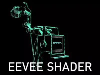 Cartoon Stylized Computer Monitor  3D model