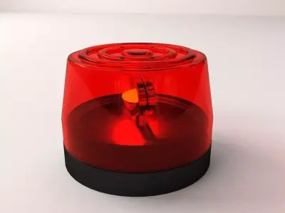 Strobe Light 3D model