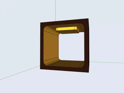 Calma door with light in it 3D print model