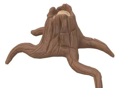  Cartoon stump 3D model