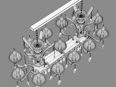 Alzata Osgona Chandeliers Collection 2 3D model