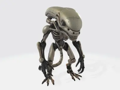Alien robot 3D model