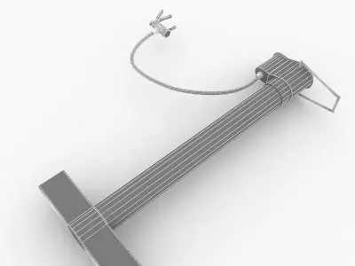 hand air pump 3D model