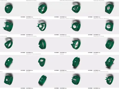 Exclusive Collection of 100 Distinguished Ring Designs 3D print model