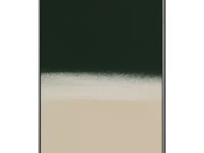 Set of 3 Abstract Paintings in Frames 3D model 38