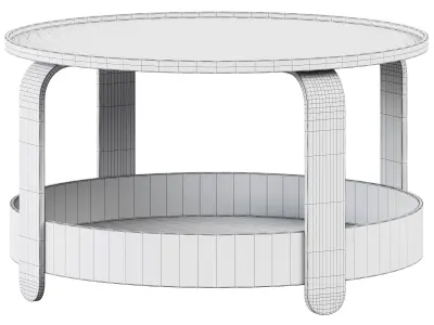 Coffee Table Borgeby by Ikea 3D model