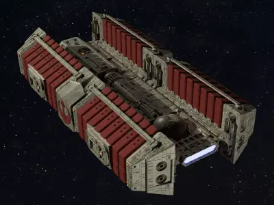 BFF-1 Bulk Freighter 1-144 scale 3D print model