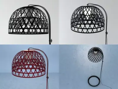 Emperor floor lamp 3D model