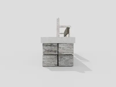 Bench 3D model shop