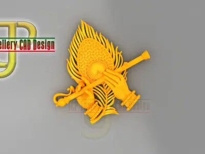 FETHER PENDENT 3D print model
