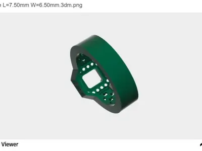 Men Ring with an Asscher Cut Center Stone 3D print model