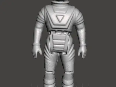 DINOSAUR RIDERS INSPIRED LIZARD 1988 TOY 68MM FIGURE MODEL EVIL 3D print model