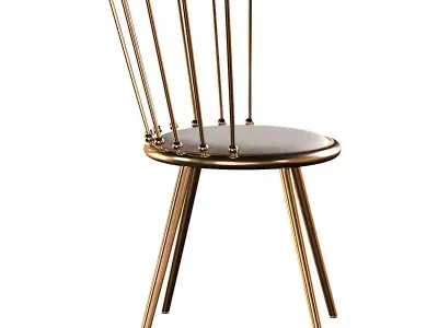 URORA IRON BACK CHAIR 3D model
