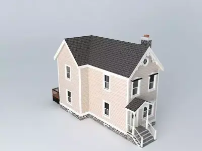 Row House Free 3D model