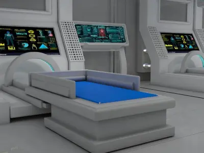 Sci Fi Room 3D model
