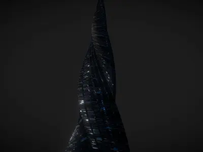 The Aliens Tower 3D model