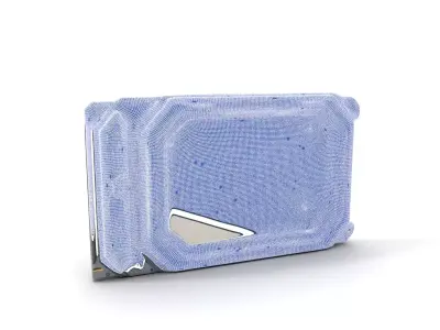 Futuristic Steel Window model pack Low-poly 3D model