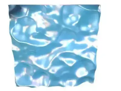 Wave Texture Jewelry Tray and Ring Holder  Modern Desk Organizer 3D print model