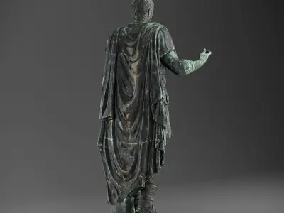 Caesar Statue 3D model