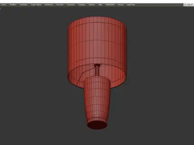 Bolshaw Table Lamp Set of 2 Low-poly 3D model