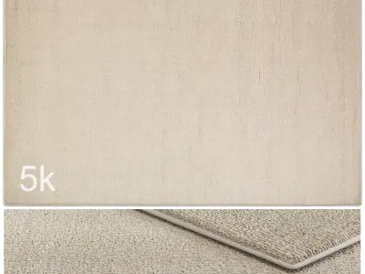 Carpet set 3191 - Hand Knotted Rug - 5k  3D model