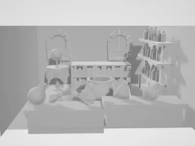 Witch Shop Free 3D model