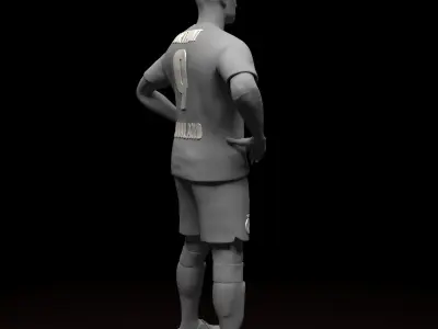 Erling Haaland Football Player STL files 3D print model 3D print model