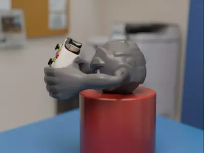 Geodude Controller Stand 3D print model