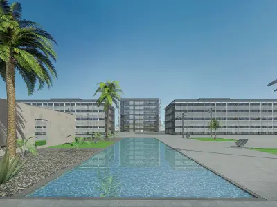 Park Avenue set I 3D model